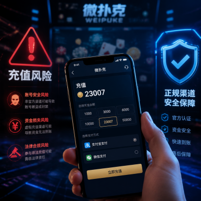 微扑克充值23007:玩家必知的三大风险与正规渠道解析