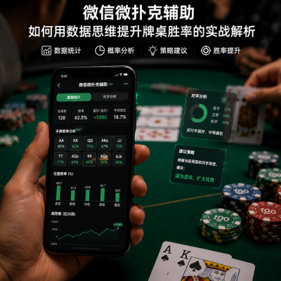 微信微扑克辅助:如何用数据思维提升牌桌胜率的实战解析